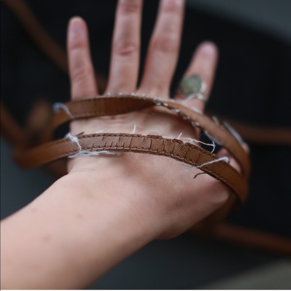 Michael Kors black and brown purse - Picture 2 of 8